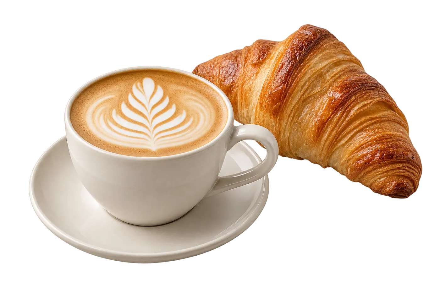Kaffe og croissant